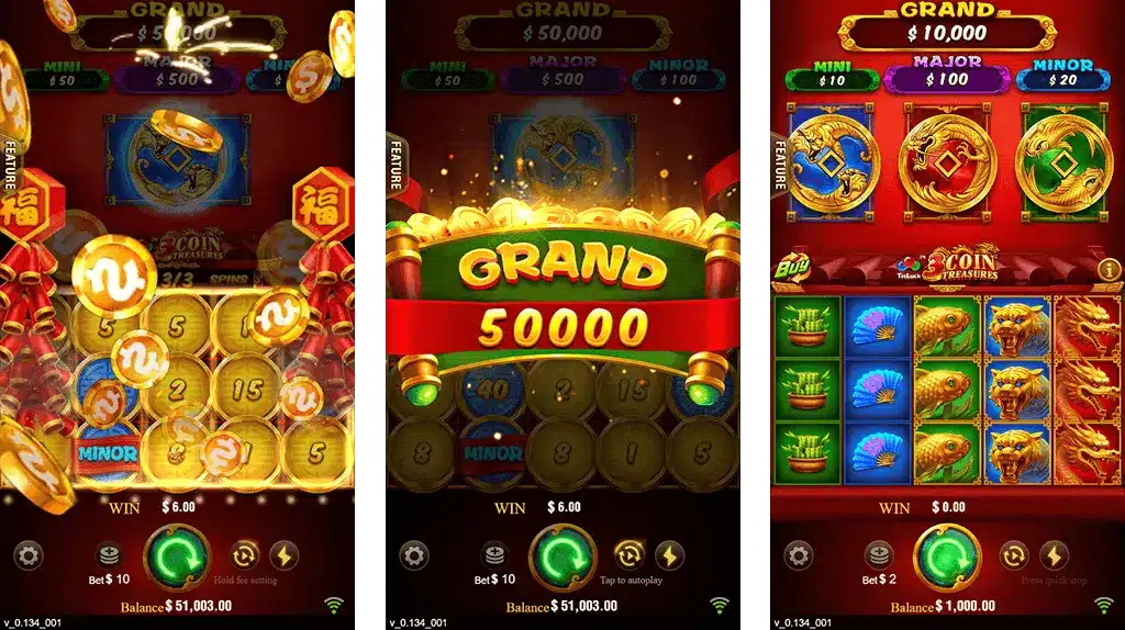 3 Coins Tigersky247 Bonus